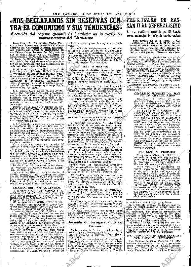 ABC MADRID 19-07-1975 página 18
