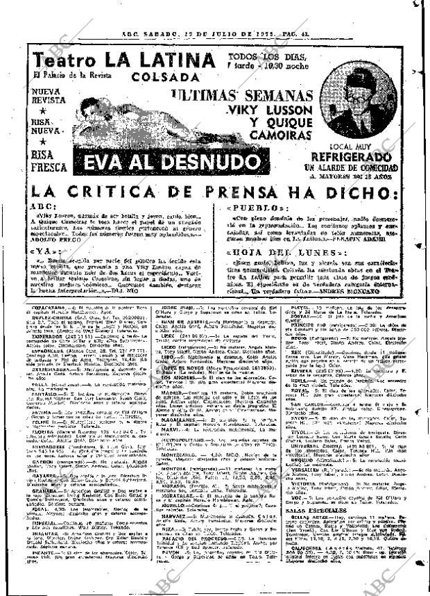 ABC MADRID 19-07-1975 página 55