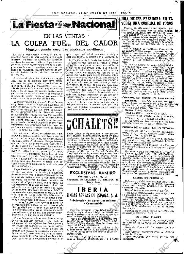 ABC MADRID 19-07-1975 página 63