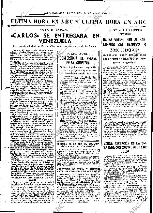 ABC MADRID 19-07-1975 página 84