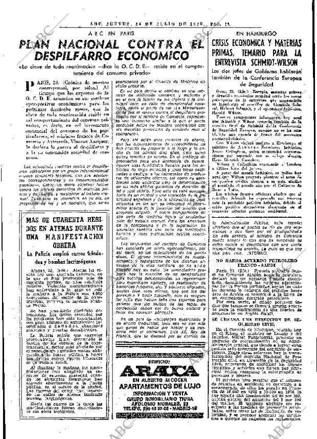 ABC MADRID 24-07-1975 página 27