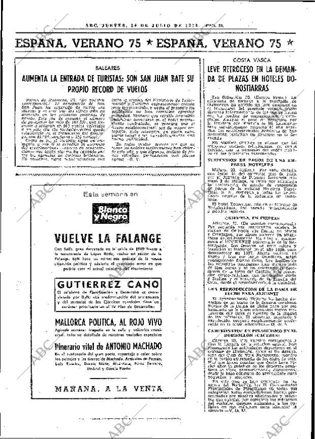 ABC MADRID 24-07-1975 página 32