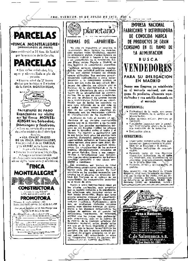 ABC MADRID 25-07-1975 página 16