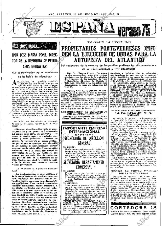 ABC MADRID 25-07-1975 página 37