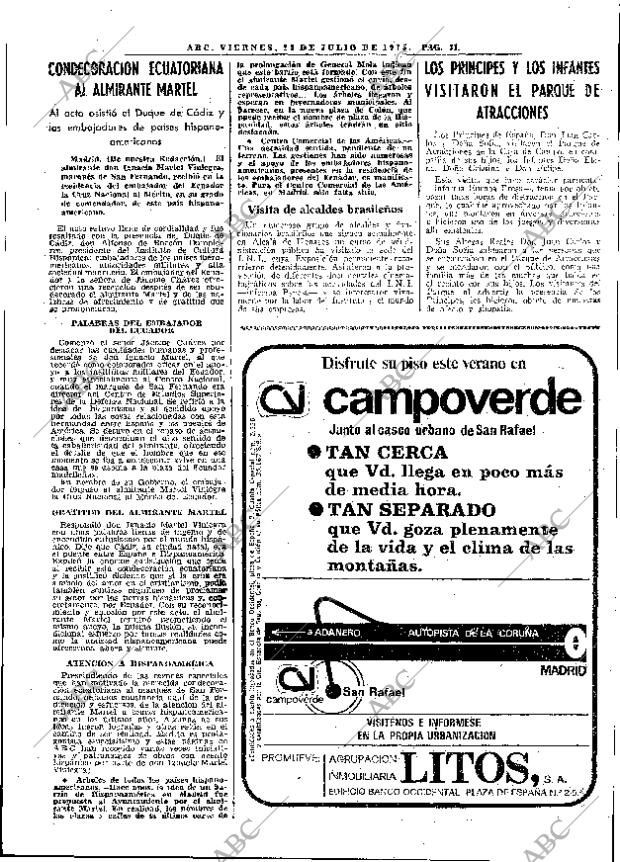 ABC MADRID 25-07-1975 página 43