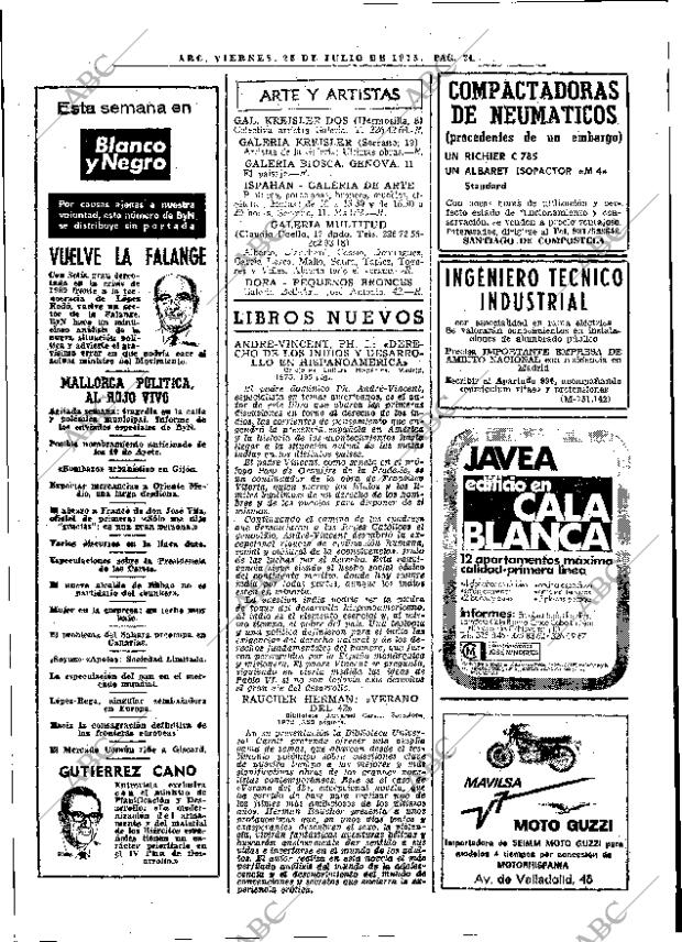 ABC MADRID 25-07-1975 página 46