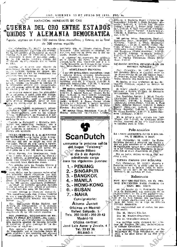 ABC MADRID 25-07-1975 página 66