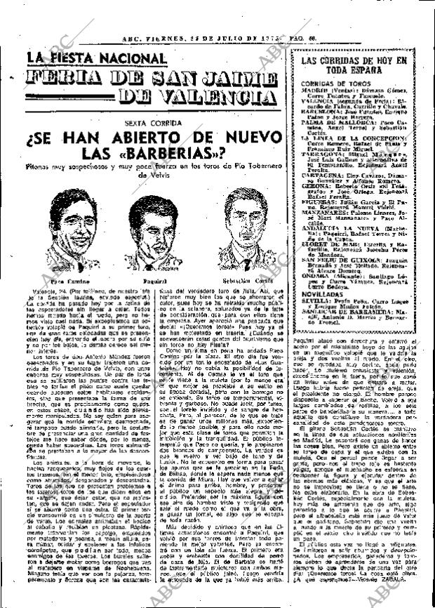 ABC MADRID 25-07-1975 página 72
