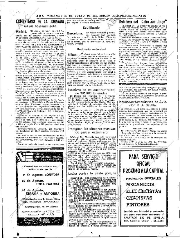 ABC SEVILLA 25-07-1975 página 28