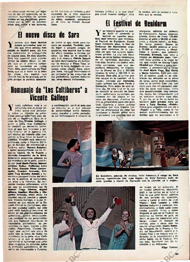 BLANCO Y NEGRO MADRID 26-07-1975 página 81