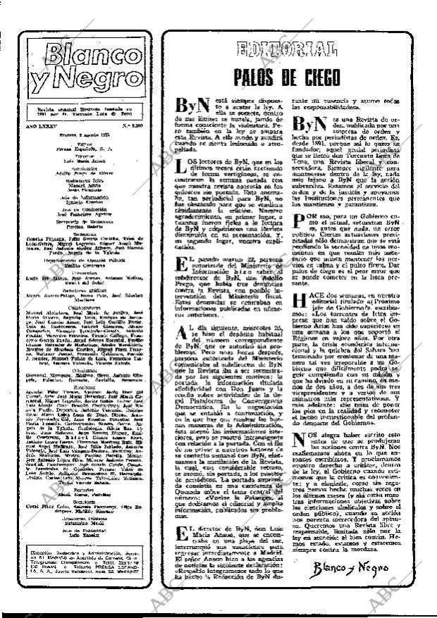 BLANCO Y NEGRO MADRID 02-08-1975 página 11