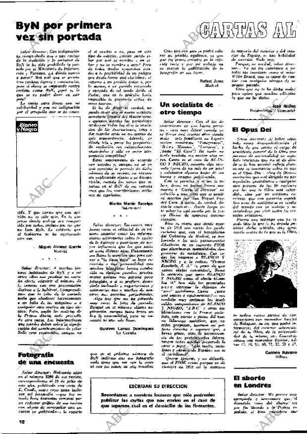 BLANCO Y NEGRO MADRID 02-08-1975 página 12