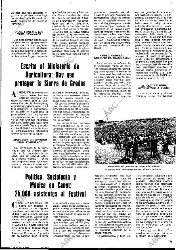 BLANCO Y NEGRO MADRID 02-08-1975 página 31