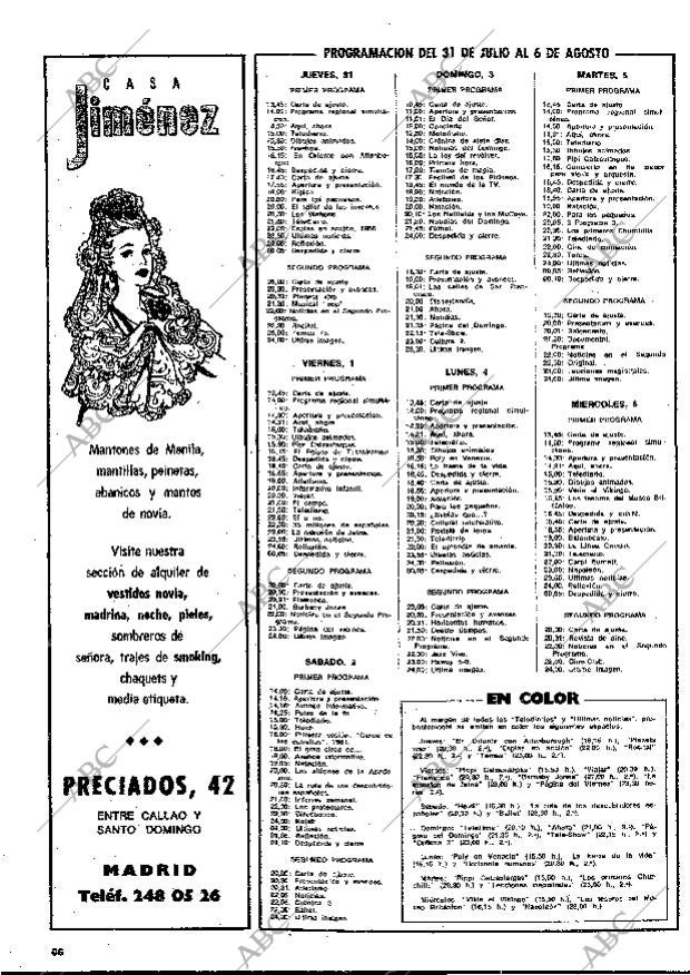 BLANCO Y NEGRO MADRID 02-08-1975 página 66