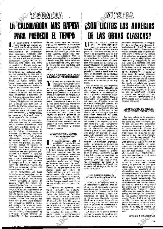 BLANCO Y NEGRO MADRID 02-08-1975 página 77