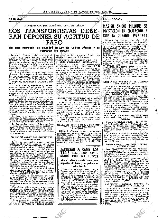 ABC MADRID 06-08-1975 página 18