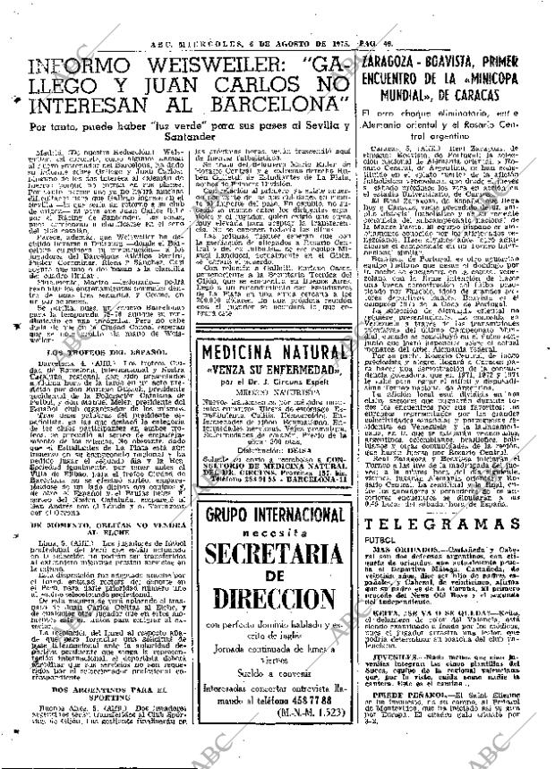 ABC MADRID 06-08-1975 página 52