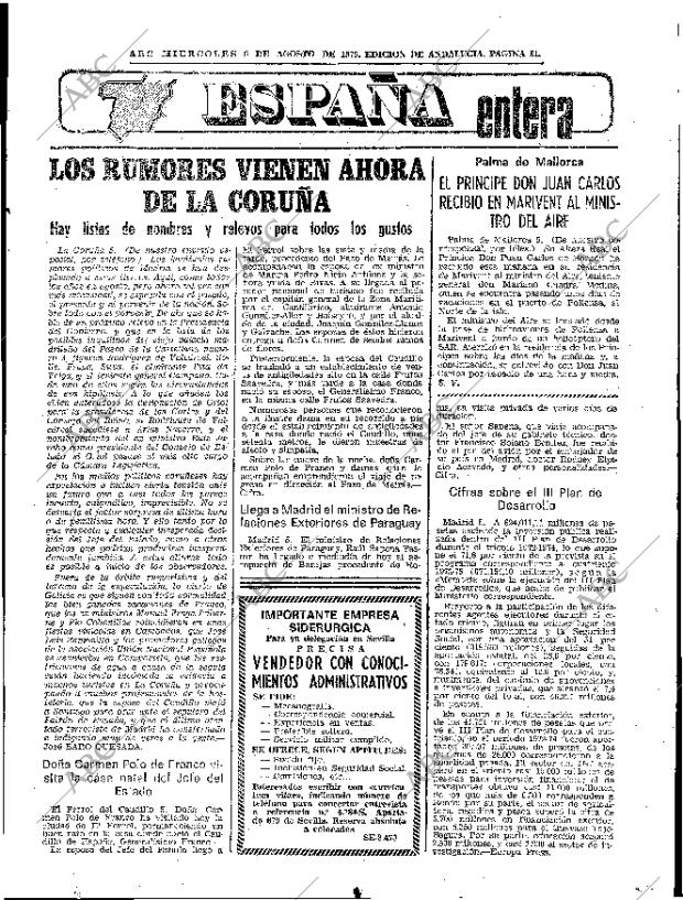 ABC SEVILLA 06-08-1975 página 21