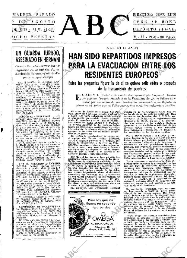 ABC MADRID 09-08-1975 página 13
