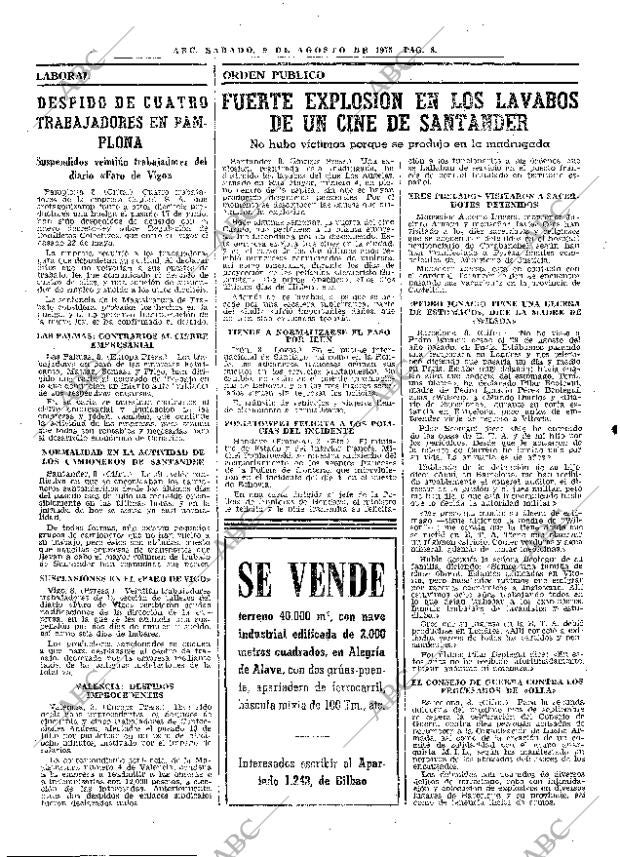 ABC MADRID 09-08-1975 página 20