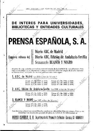 ABC MADRID 09-08-1975 página 66
