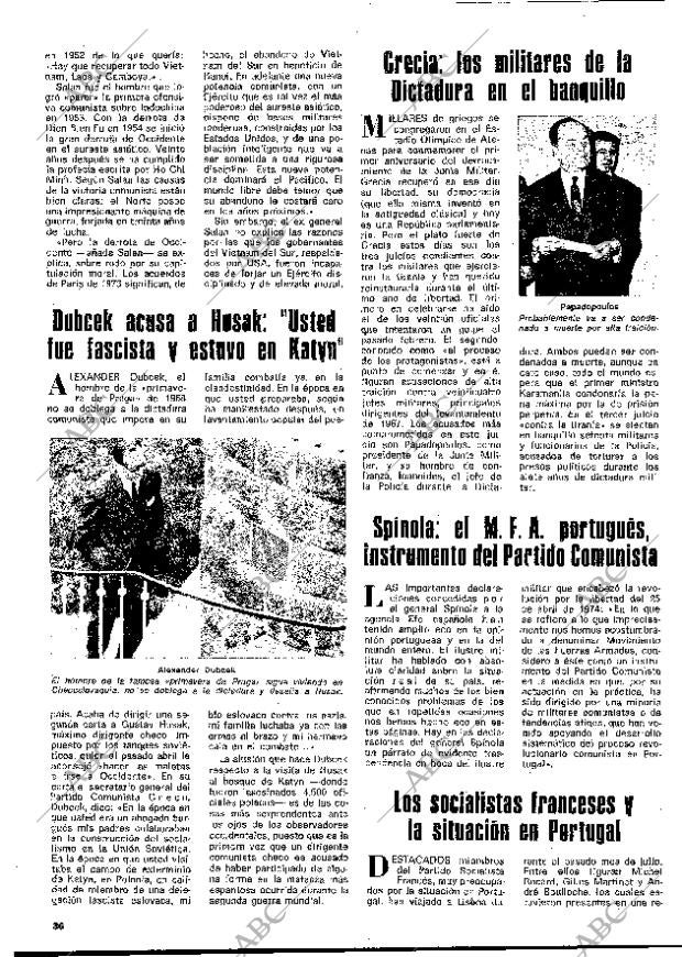 BLANCO Y NEGRO MADRID 09-08-1975 página 36