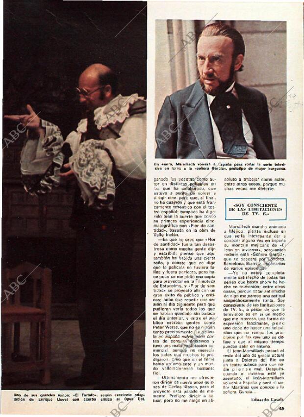 BLANCO Y NEGRO MADRID 09-08-1975 página 49