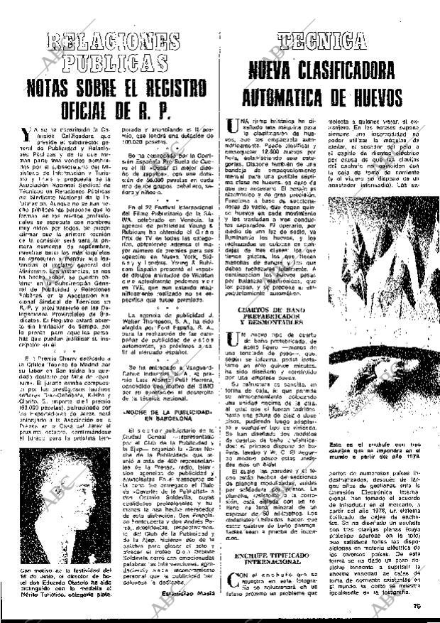 BLANCO Y NEGRO MADRID 09-08-1975 página 75