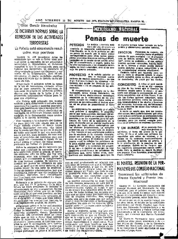 ABC SEVILLA 15-08-1975 página 19