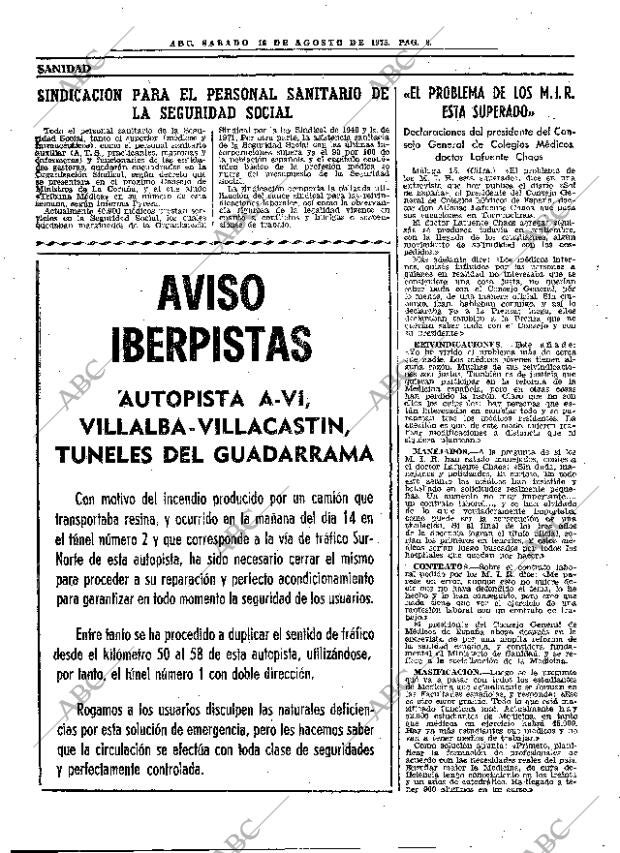 ABC MADRID 16-08-1975 página 16