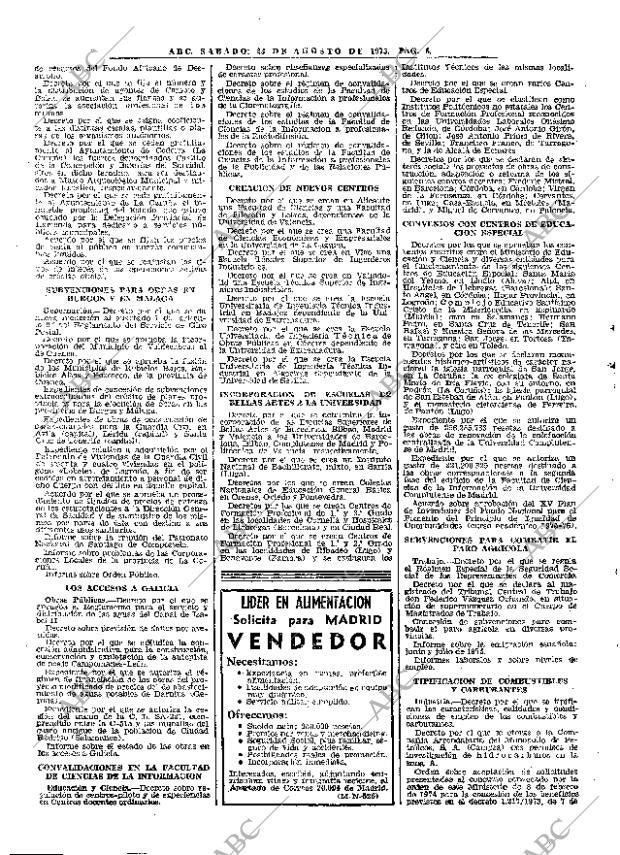 ABC MADRID 23-08-1975 página 20