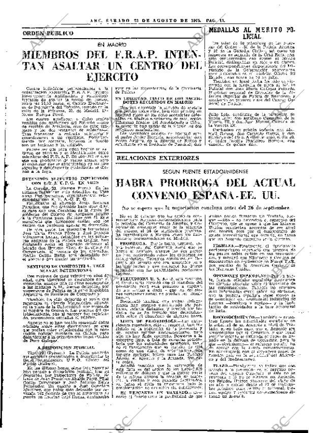 ABC MADRID 23-08-1975 página 25