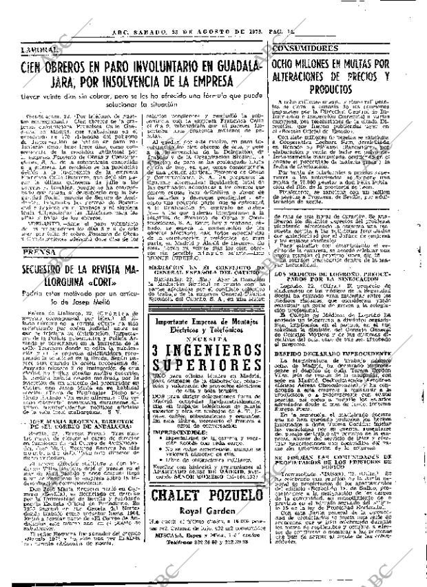ABC MADRID 23-08-1975 página 26