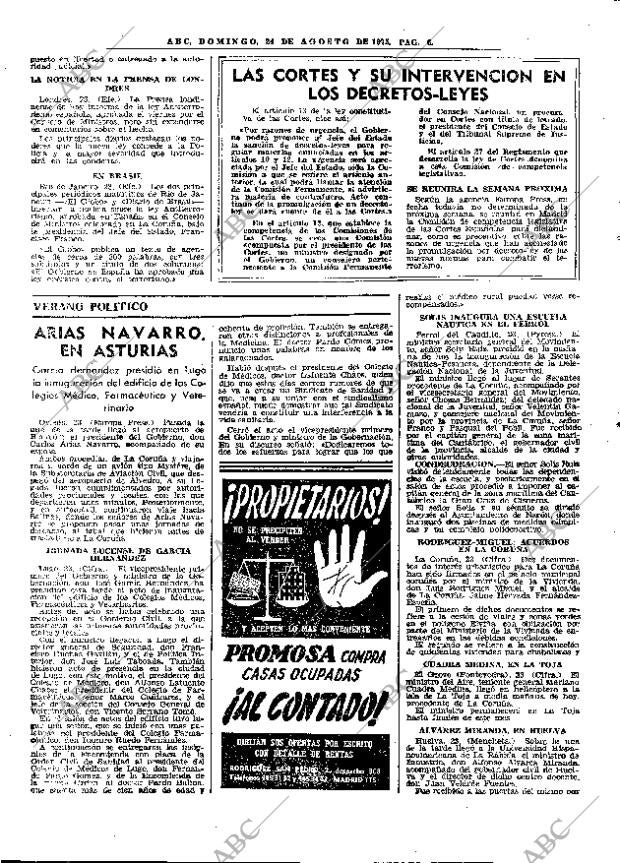 ABC MADRID 24-08-1975 página 18
