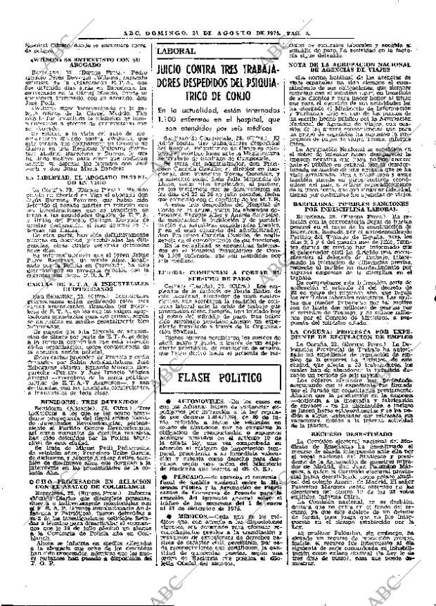 ABC MADRID 24-08-1975 página 20