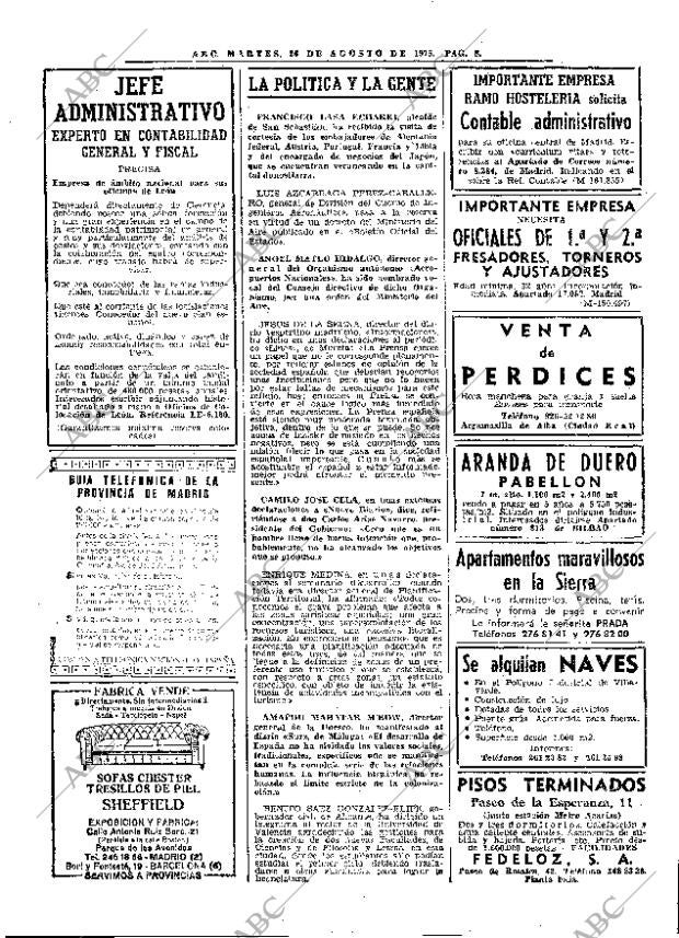 ABC MADRID 26-08-1975 página 20