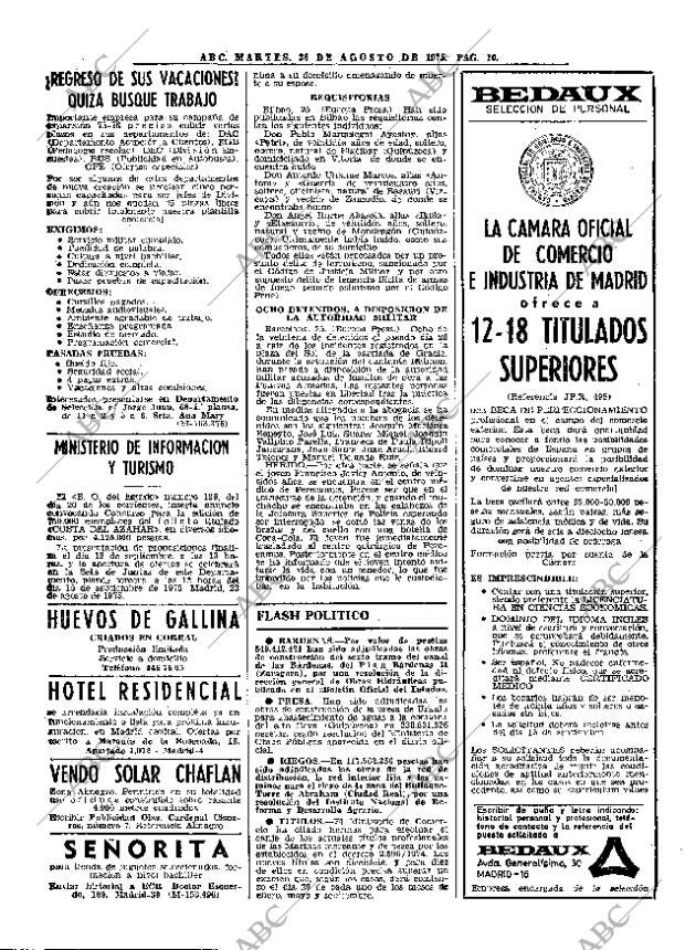 ABC MADRID 26-08-1975 página 22