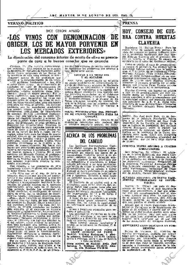 ABC MADRID 26-08-1975 página 23