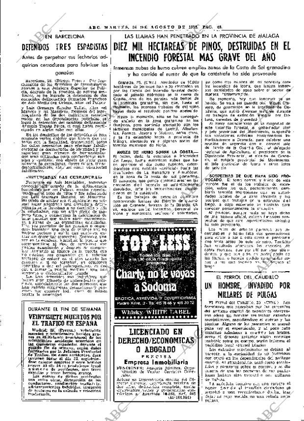 ABC MADRID 26-08-1975 página 61