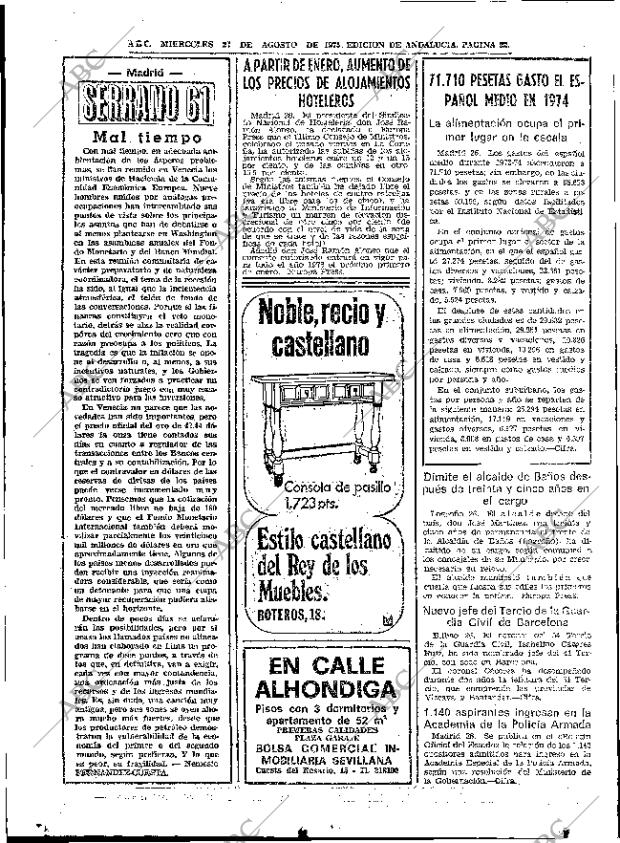 ABC SEVILLA 27-08-1975 página 22