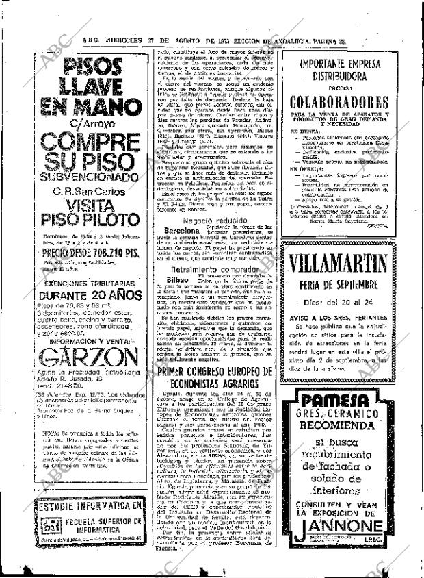 ABC SEVILLA 27-08-1975 página 28