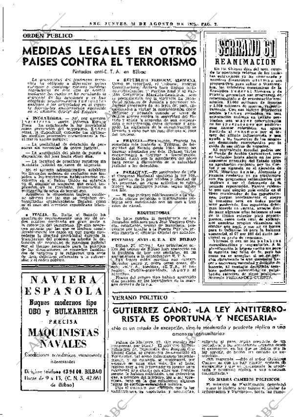 ABC MADRID 28-08-1975 página 19