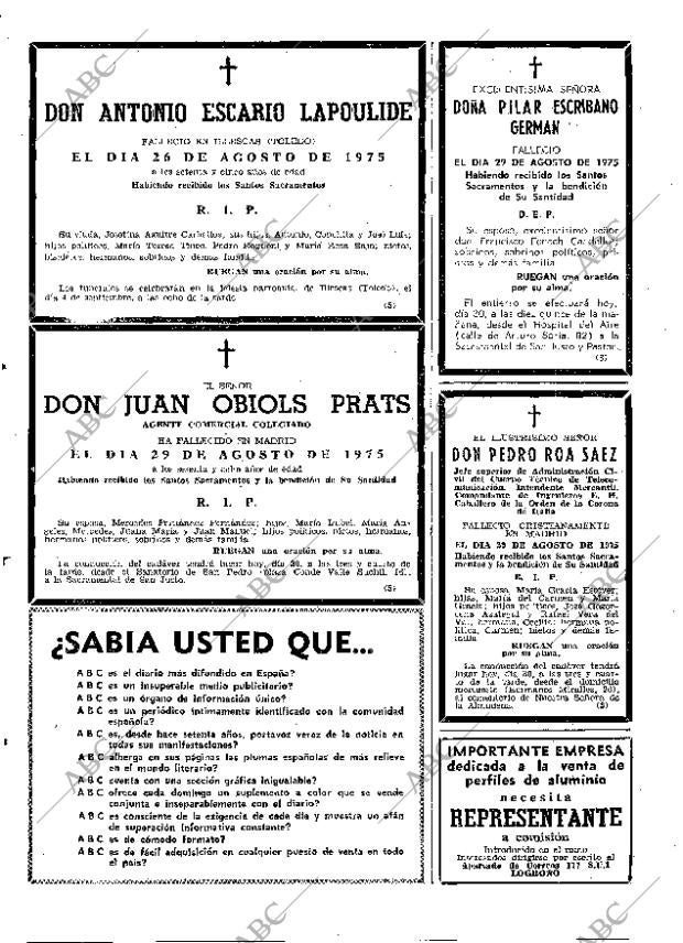 ABC MADRID 30-08-1975 página 66