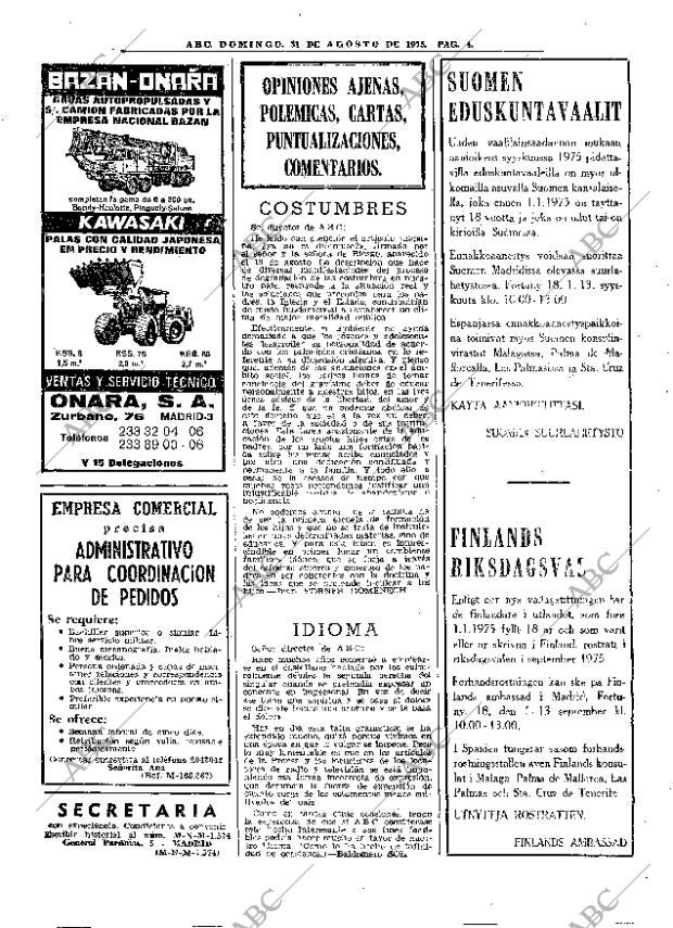 ABC MADRID 31-08-1975 página 12