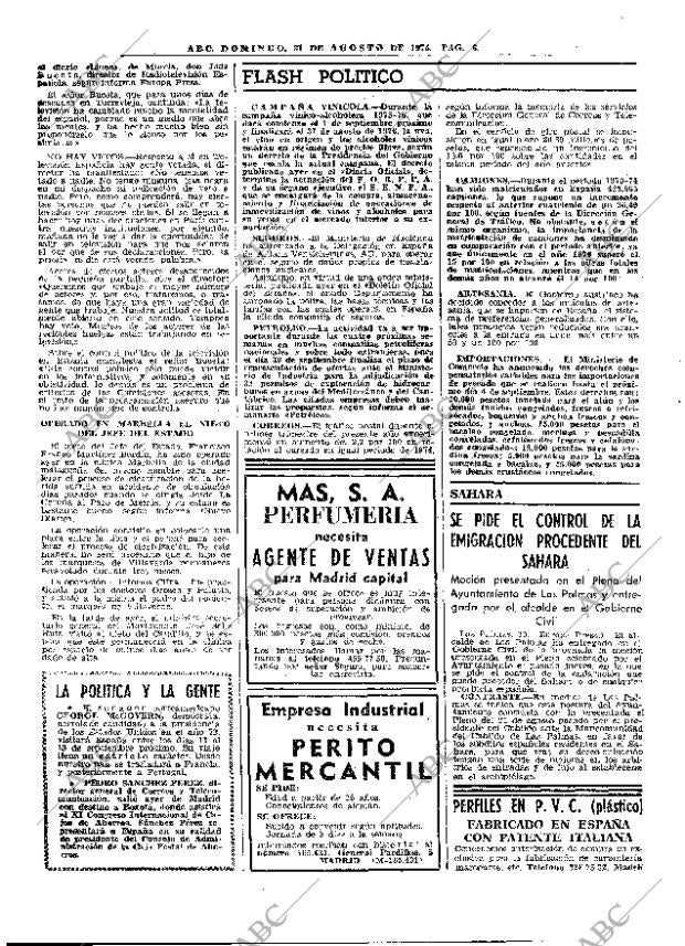 ABC MADRID 31-08-1975 página 14