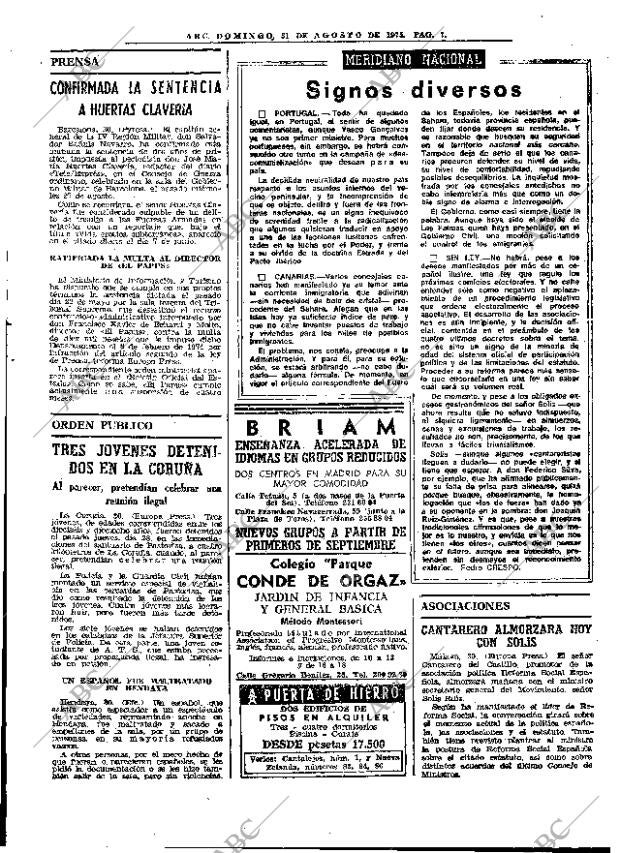 ABC MADRID 31-08-1975 página 15