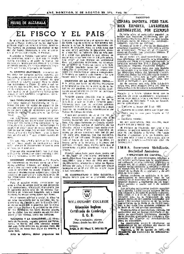 ABC MADRID 31-08-1975 página 34