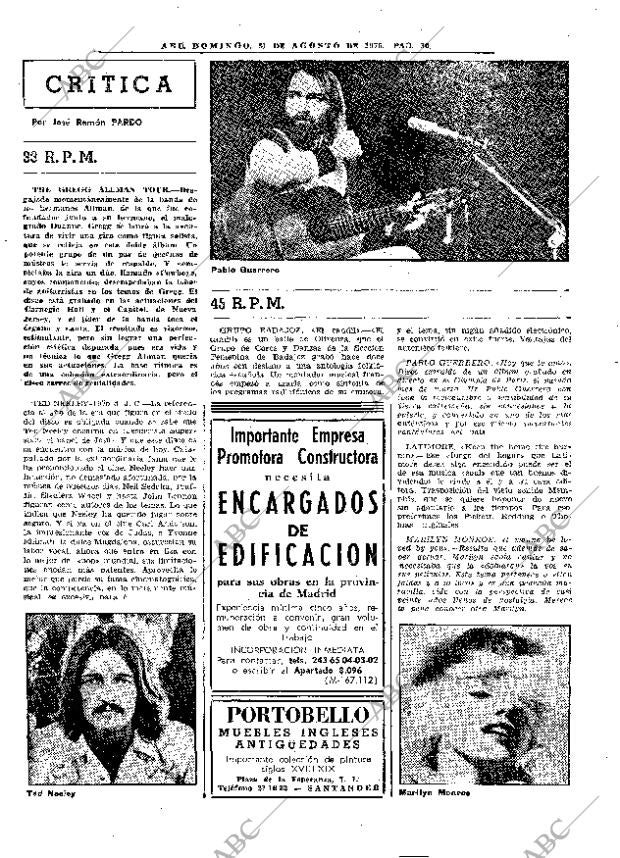 ABC MADRID 31-08-1975 página 38