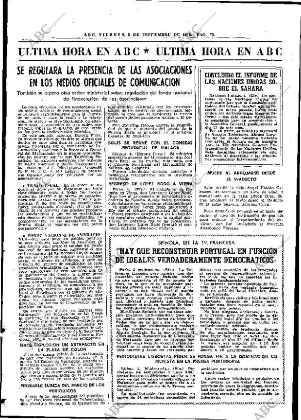 ABC MADRID 05-09-1975 página 84