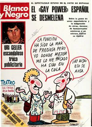 BLANCO Y NEGRO MADRID 13-09-1975 página 1